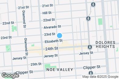 Map image of the property - 1043-1049-1049 Noe St