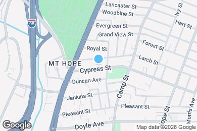 Map image of the property - 62 Cypress St