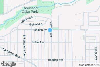 Map image of the property - 427 Covena Ave