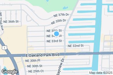 Map image of the property - 2740 NE 34th St
