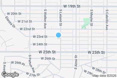 Map image of the property - 1107 W 23rd St