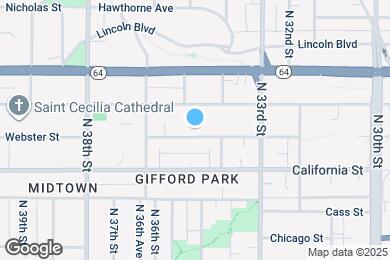 Map image of the property - 3430 Webster St
