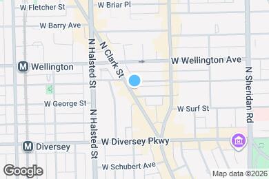 Map image of the property - 2909 N Clark St
