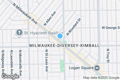 Map image of the property - 2825 N Milwaukee Ave