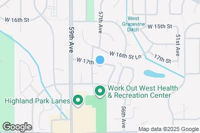 Map image of the property - 5718 W 17th St