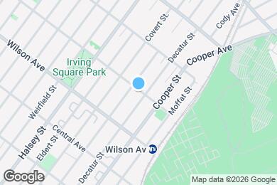 Map image of the property - Renovated Spacious 2 BR in Bushwick