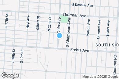 Map image of the property - 1408 S Ohio Ave