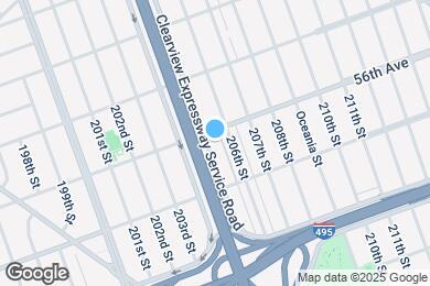 Map image of the property - 56-09 Clearview Expy