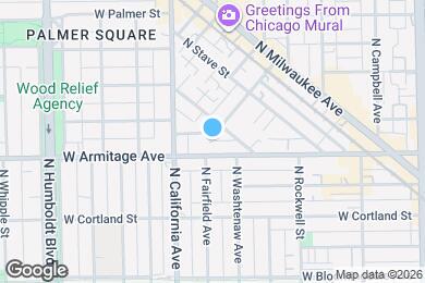 Map image of the property - 2735 W Armitage Ave