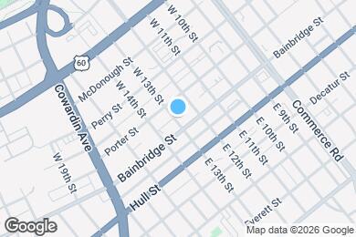 Map image of the property - 107 W 13th St