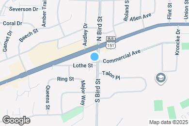 Map image of the property - 808 Lothe St