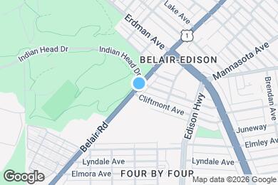 Map image of the property - 3005 Belair Rd