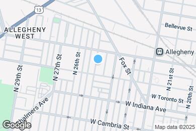 Map image of the property - 3127 N 25th St