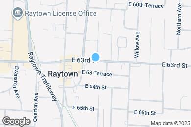 Map image of the property - 10205 E 63rd Ter