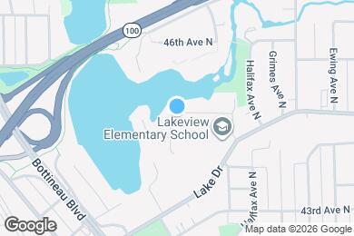 Map image of the property - 4357 45th Ave N