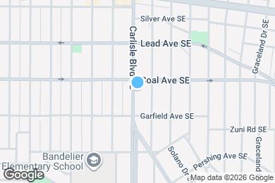Map image of the property - 406 Carlisle Boulevard Southeast