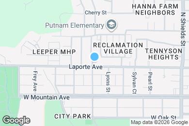 Map image of the property - 1418 Laporte Ave