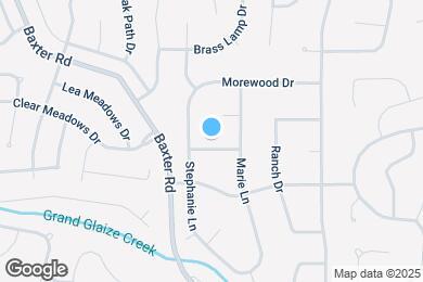Map image of the property - 105 Whitewater Dr