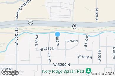 Map image of the property - 3442 W 850 N