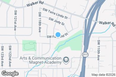 Map image of the property - 11500 SW Fairfield St