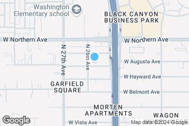 Map image of the property - 2516 W Augusta Ave