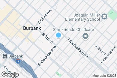 Map image of the property - 345 East Verdugo Ave