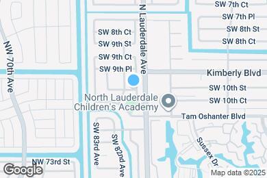 Map image of the property - 8105 SW 10th St