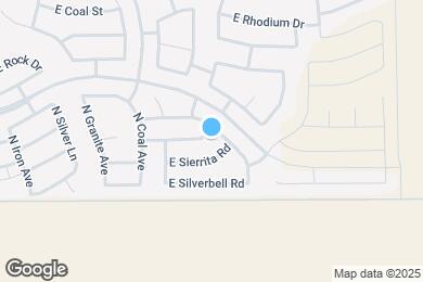 Map image of the property - 4665 E Pinto Valley Rd