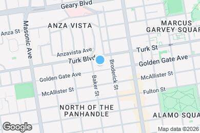 Map image of the property - 1866 Golden Gate Ave