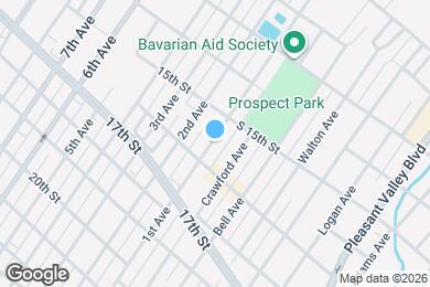 Map image of the property - 1523 1st Ave