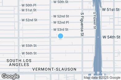 Map image of the property - 704 W 54th St