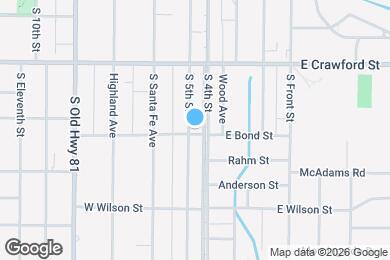 Map image of the property - 761 S 5th St