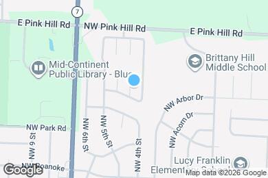 Map image of the property - 2700 NW 4th St
