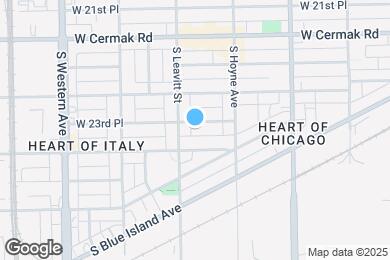 Map image of the property - 2145 W 23rd Pl