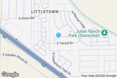 Map image of the property - 5878 E Cedarbird Dr