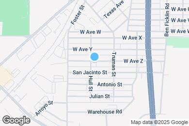 Map image of the property - 741 W Ave Z