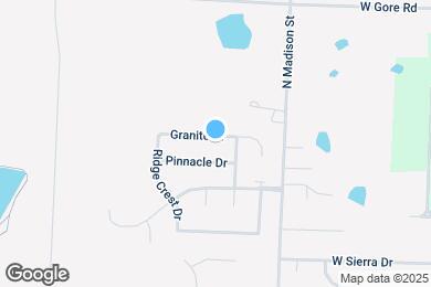 Map image of the property - 425 Granite Dr