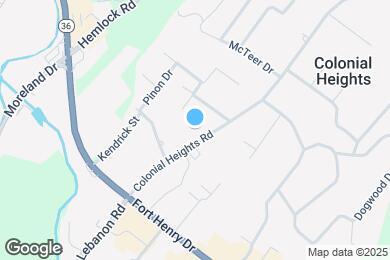 Map image of the property - 216 Colonial Heights Rd