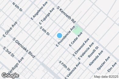 Map image of the property - 607 E Providencia Ave