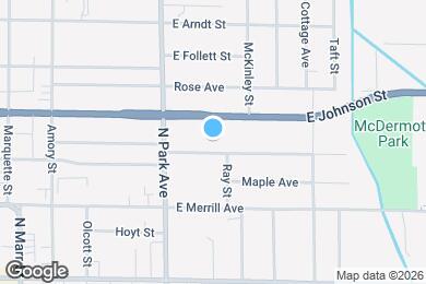 Map image of the property - 257 Ledgeview Ave