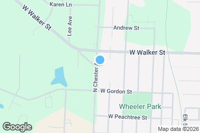 Map image of the property - 708 N Chester Ave