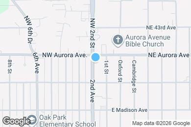 Map image of the property - 4133 2nd Ave