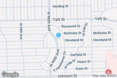 Map image of the property - 1405 N 46th Ave