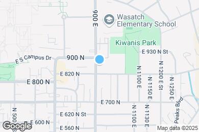 Map image of the property - 907 E 820 N