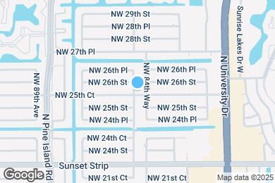 Map image of the property - 2540 NW 85th Ave