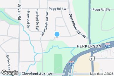 Map image of the property - 742 Quaker St SW