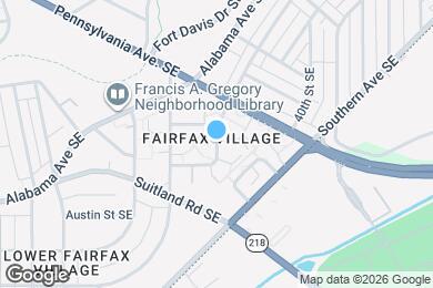 Map image of the property - 2109 Fort Davis St SE