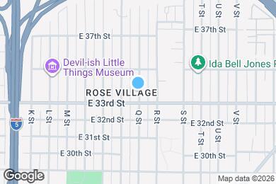 Map image of the property - 3308 Q St