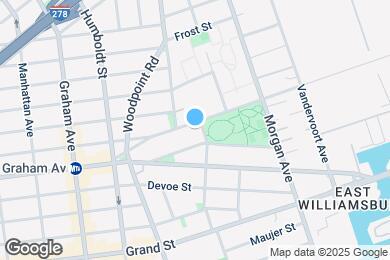 Map image of the property - 100 Maspeth Ave