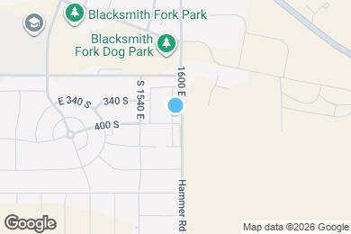 Map image of the property - 385 S 1580 E